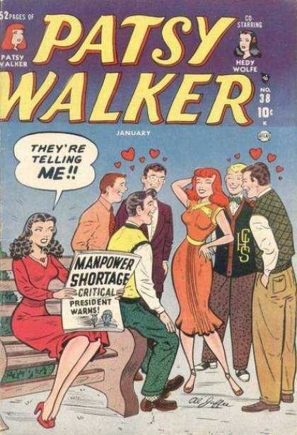 Patsy Walker 38 - Woman - Man - Newsaper - Love - Talking