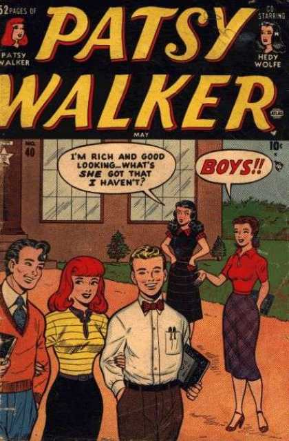 Patsy Walker 40 - Hedy Wolfe - Red Hair - Boys - Rich - Windows