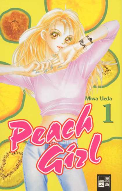 Peach Girl 2 - Miwa Ueda - One Girl - Big Eyes - Long Hair - Yellow Color