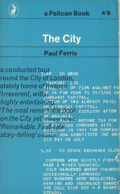 Pelican Books - 1965: The City (Paul Ferris)