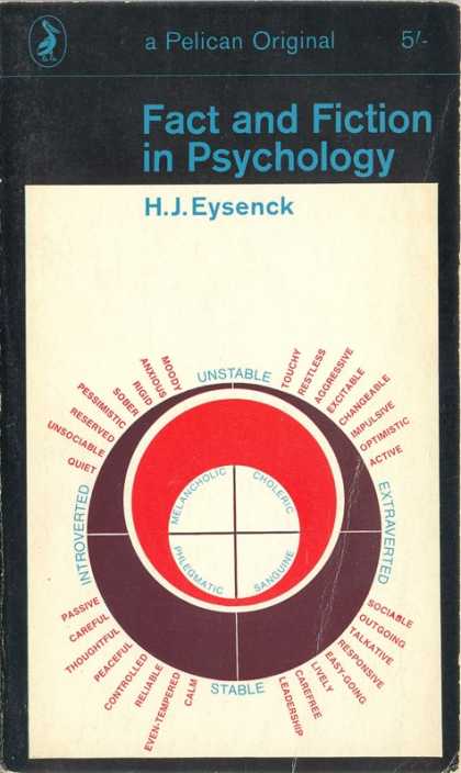 Pelican Books - 1968: Fact and Fiction in Psychology (H.J.Eysenck)