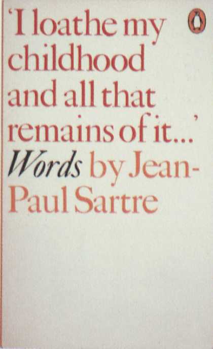 Penguin Books - Words by Jean-Paul Sartre