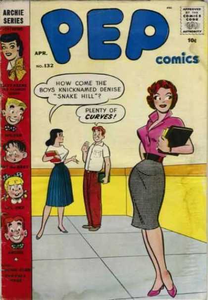 Pep Comics 132 - Archie Series - Woman - Office - Man - Plenty Of Curves