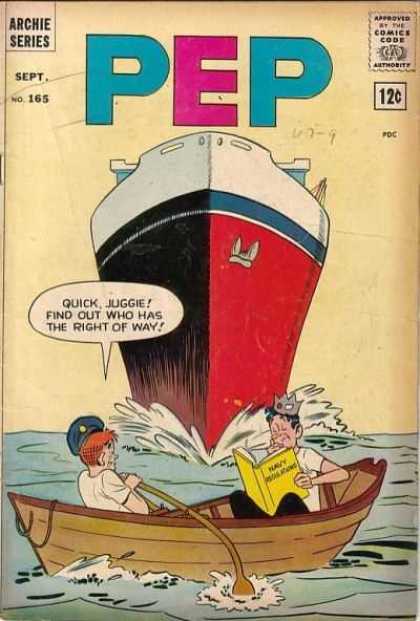 Pep Comics 165 - Archie Series - Approved By The Comics Code Authority - Sept No165 - Water - Book