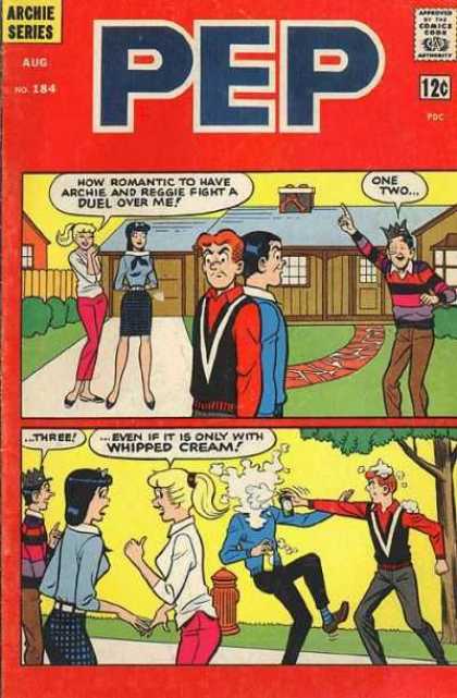 Pep Comics 184 - Archie - Whipped Cream Duel - 12 Cent Comic - Pep - Jughead