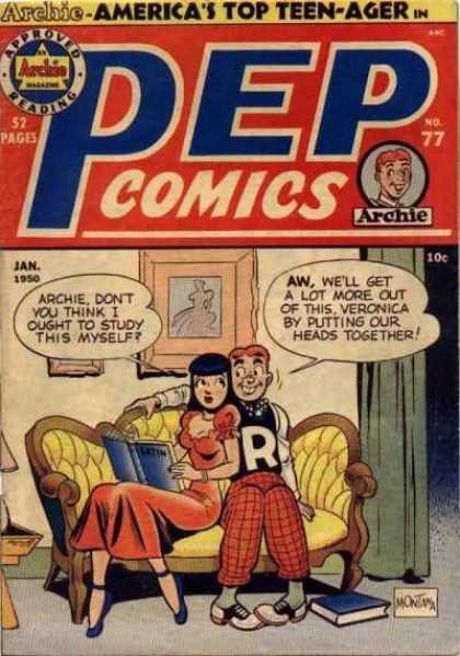Pep Comics 77 - Archie - Veronica - Homework - Books - Studying
