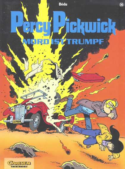 Percy Pickwick 16 - Carlsen - Car - Explosion - Fire - Bomb