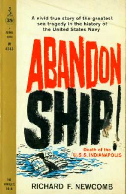 Perma Books - Abandon Ship Death of the Uss Indianapolis - Richard F Newcomb