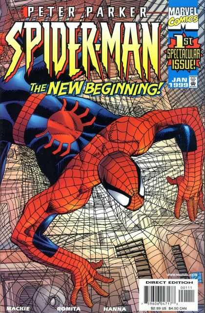 Peter Parker: Spider-Man 1 - Spider Suprise - Peter Parker - King Of The Swingers - Arachnid Arrives - Spider Survivor - Peter Parkers Perfect Parturition - John Romita