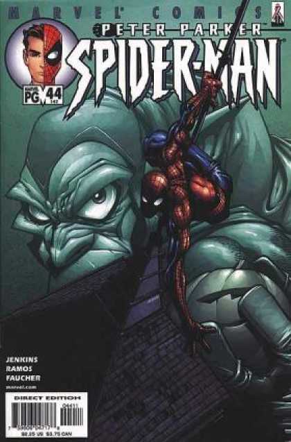 Peter Parker: Spider-Man 44 - Spider-man - Peter Parker - Spider Web - Villan - Holding On - Humberto Ramos
