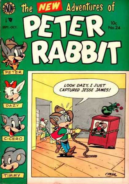 Peter Rabbit 24 - Dazy - Jesse James - Television - Rope - Timmy