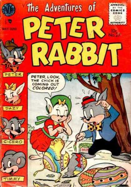 Peter Rabbit 27 - Adventures - Animals - Speech Bubble - Tree - Chick