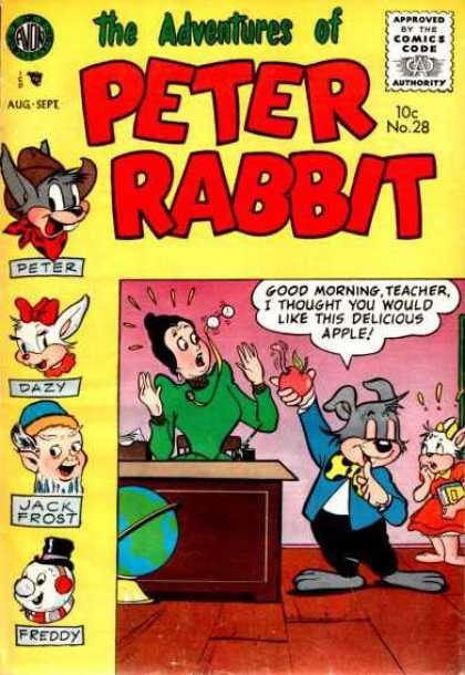 Peter Rabbit 28 - Back To School - Rabbits Got A Joke For Teacher - Teacher Surprise - Baffle The Class - Shhhh Dont Tell Teacher