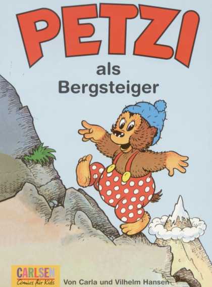 Petzi 7 - Bear - Mountains - Carlsen Comics - Rock - Bergsteiger