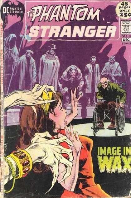 Phantom Stranger 16 - Image In Wax - Wax Figures - Old Man - Wheelchair - Bracelets - Neal Adams