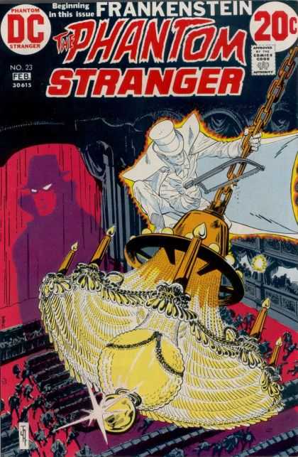 Phantom Stranger 23 - Chain - Saw - Letters - Comics - Mask - Jim Aparo