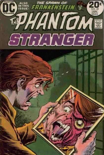 Phantom Stranger 28 - Spawn Of Frankenstein - No 28 - January - Shadows - Mirror