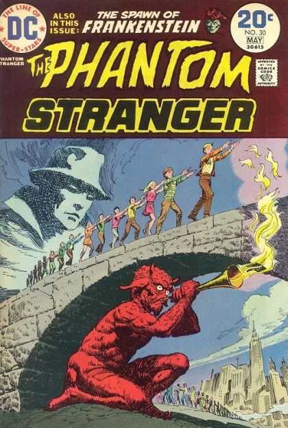 Phantom Stranger 30 - The Spawn Of Frankenstein - The Line Of Super-stars - Devil - Men - Bridge