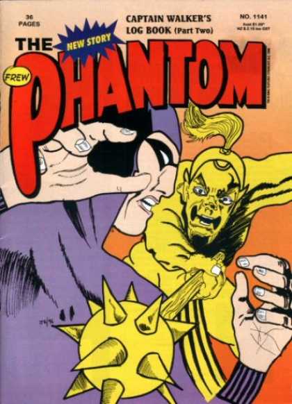 Phantom 1141 - Gold - Club - Pony Tail - Purple - Black Mask