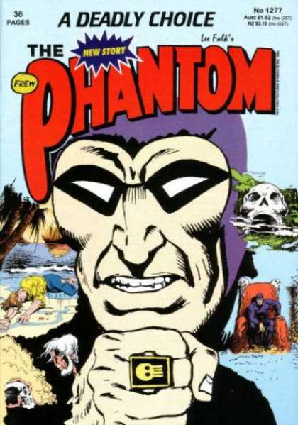 Phantom 1277 - A Deadly Choice - No 1277 - Mask - Face - Sculp Ring - Jim Shepherd