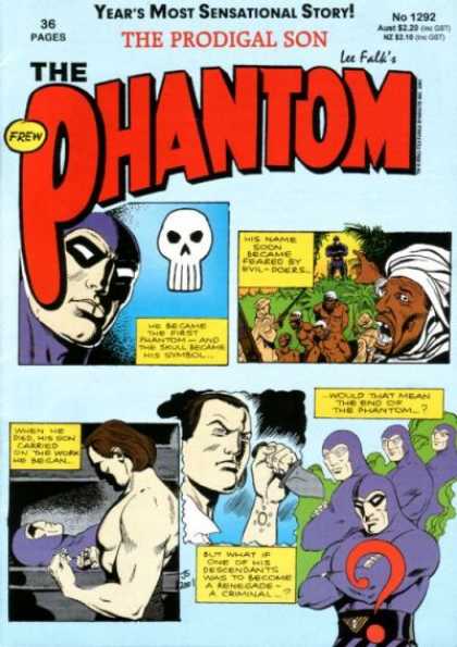 Phantom 1292 - The Prodigal Son - Skull - Sensational - 36 Pages - Knife - Jim Shepherd