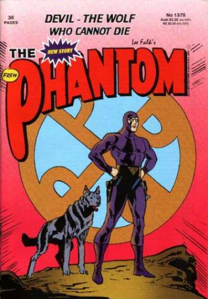 Phantom 1376 - The Phantom - Wolf And Phantom On Cover - No 1376 - Devit - The Wolf Who Cannot Die - Lee Falk - Jim Shepherd