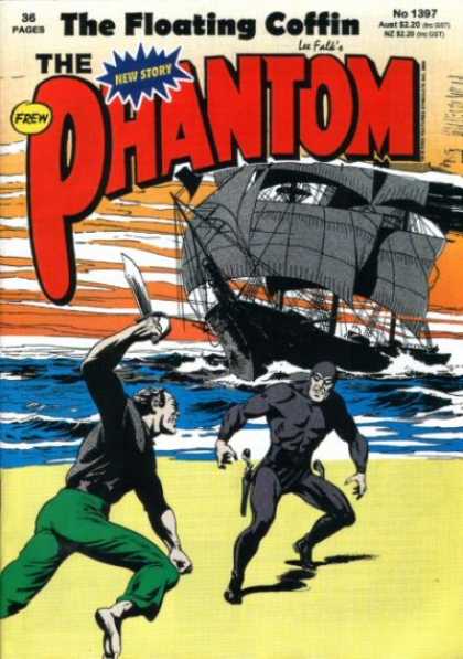 Phantom 1397 - The Floating Coffin - Ship - Beach - Knife - Fight - Jim Shepherd