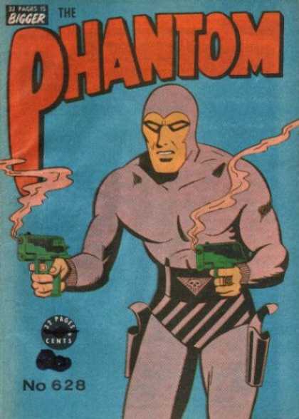 Phantom 628 - Green Pistols - Bigger - No 628 - Smoking Guns - Purple Suit