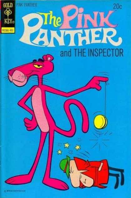 Pink Panther 17 - Gold Key - Inspector - Yo-yo - Hat - Panter