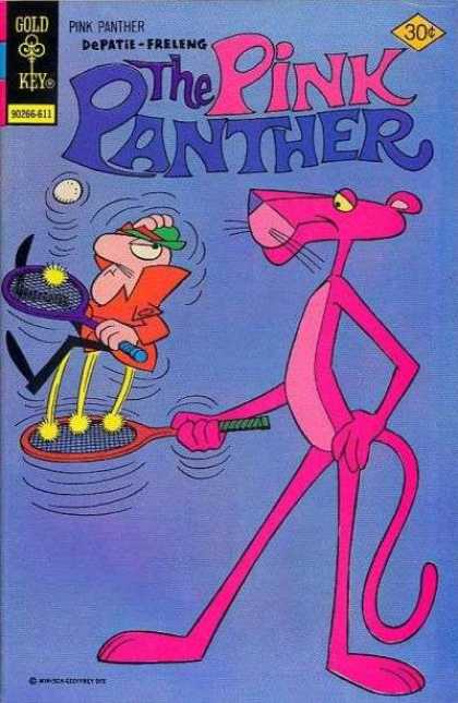 Pink Panther 39 - Panther - Tennis - Midget - Green Hat - Ball