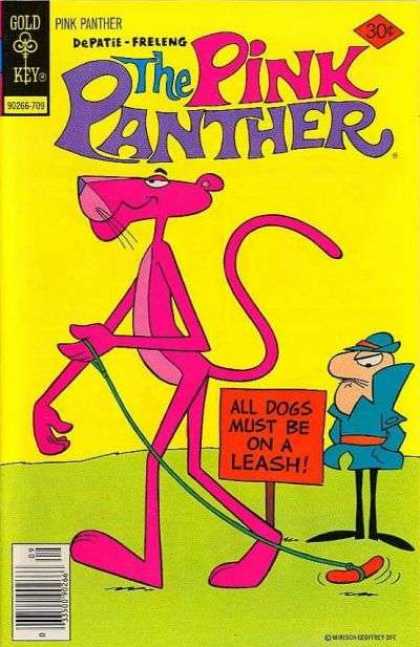 Pink Panther 46 - Dapatie-freleng - All Dogs Must Be On A Leash - Hot Dog - Yellow - Inspector