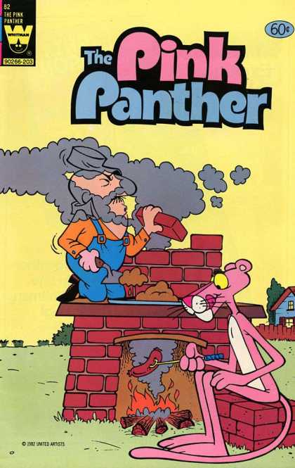 Pink Panther 82 - Fireplace - Chimney - Mason - Hotdog - Smoke