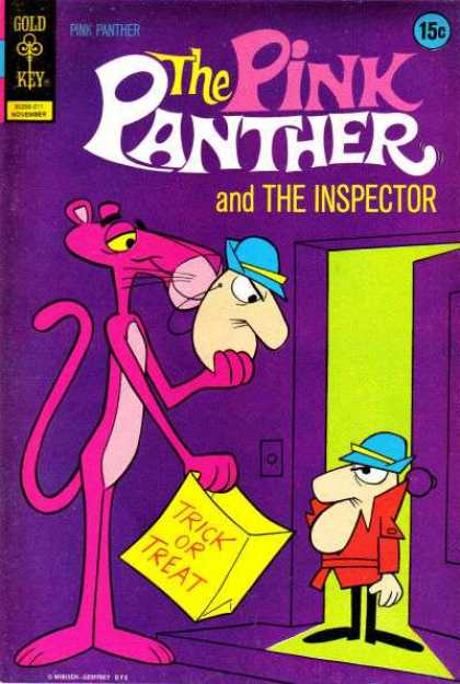 Pink Panther 9 - Pink - Mask - Candy - Trick - Bag