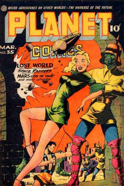 Planet Comics 35 - The Kidnappers - The Lost World - Time To Fight - The Archer - Space Rangers