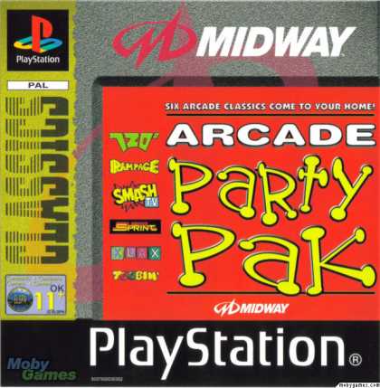 PlayStation Games - Arcade Party Pak