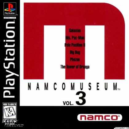 PlayStation Games - Namco Museum Vol. 3