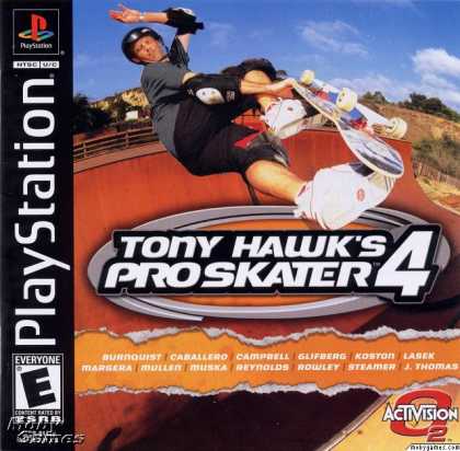 PlayStation Games - Tony Hawk's Pro Skater 4