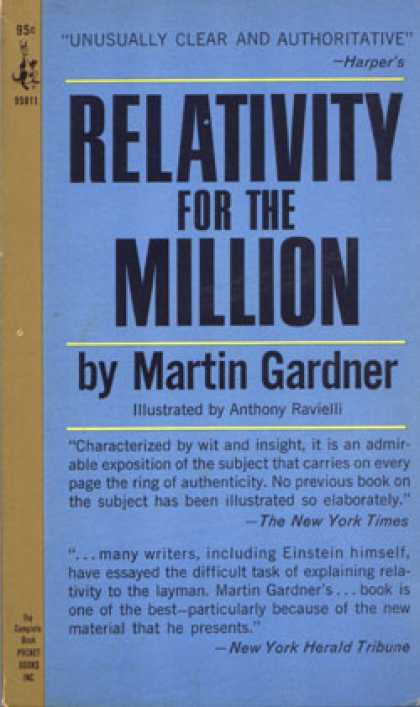 Pocket Books - Relativity for the Million - Martin Gardner