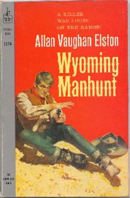 Pocket Books - Wyoming Manhunt - Allan Vaughan Elston