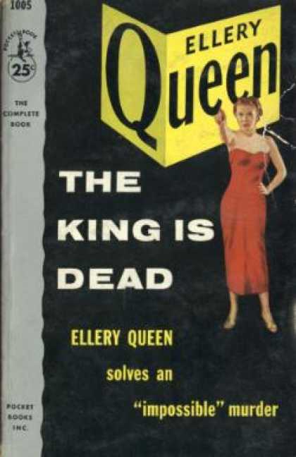Pocket Books - The King Is Dead - Ellery Queen