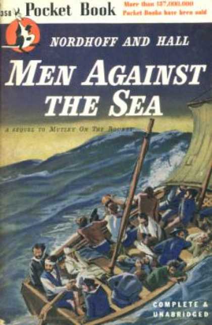 Pocket Books - Men Against the Sea - Charles Nordhoff