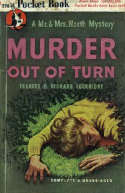 Pocket Books - Murder Out of Turn: A Mr. and Mrs. North Mystery - Frances Louise Davis Lockridg
