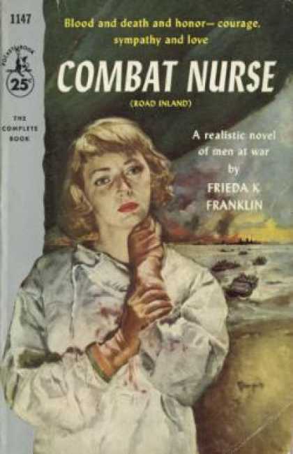 Pocket Books - Combat Nurse (vintage Pocket Bk 1147) - Frieda K. Franklin
