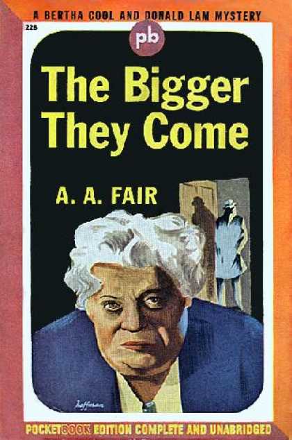 Pocket Books - The Bigger They Come - Erle Stanley Gardner