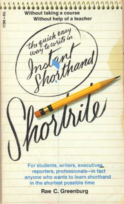 Pocket Books - Shortrite;: A Nu E-z Shorthand Self-taught In Hours, Speed In Weeks - Rae C Gree