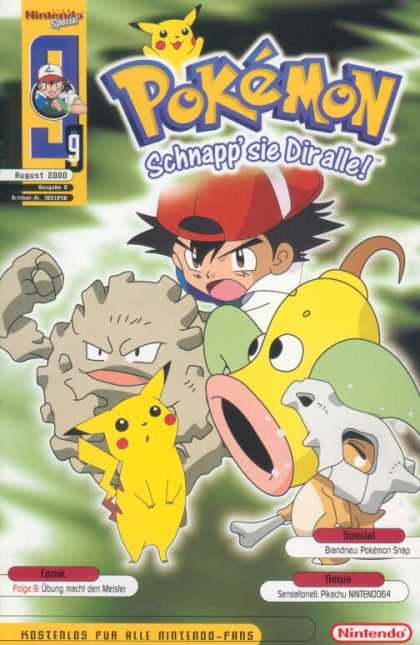 Pokemon 7 - Nintendo - August 2000 - 9 - Schnapp Sie Dirale - Pichachu