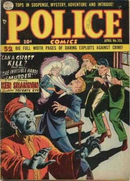 Police Comics 105 - Suspense - Mystery - Adventure - Intrigue - Exploits