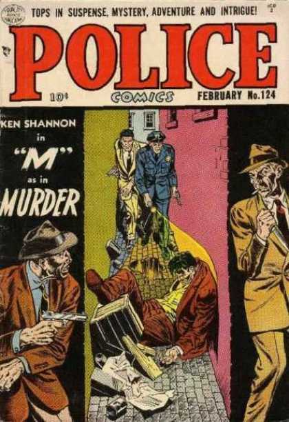 Police Comics 124 - Police - Ken Shannon - Murder - No 124 - Suspense