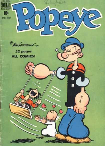 Popeye 12 - Arm Swing - Lulliby - Push Swing - Baby - Fast Swing