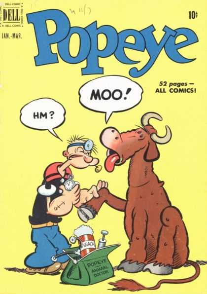 Popeye 15 - Dell - Jan-mar - Hm - Moo1 - Animal Doctor